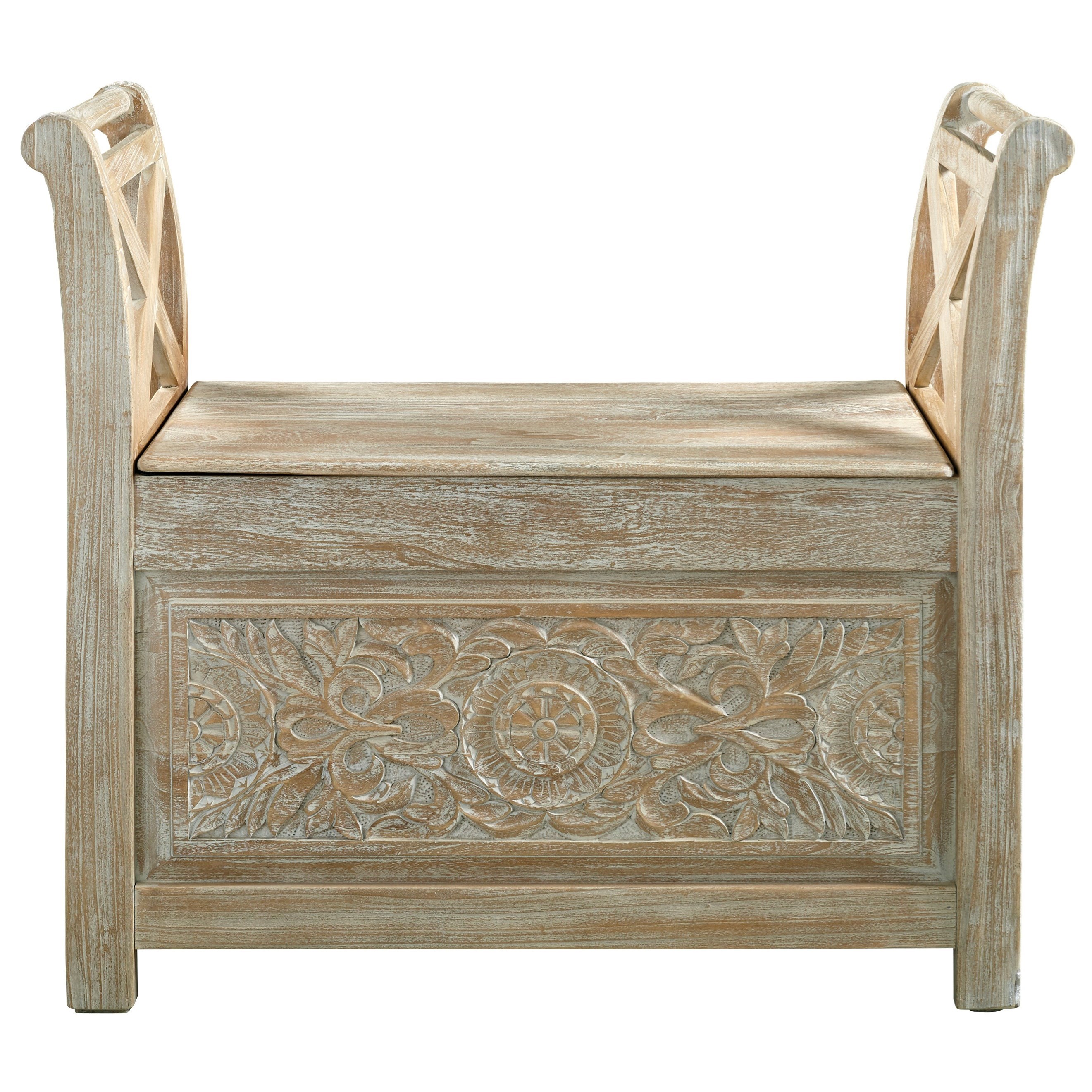 Accent bench with best sale storage